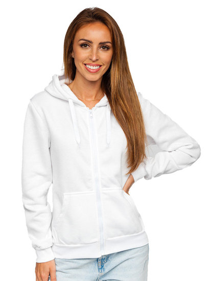 Bolf Damen Kapuzenpullover Weiß W03B