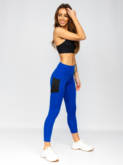 Bolf Damen Leggings Blau  XL009