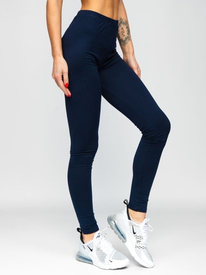 Bolf Damen Leggings Dunkelblau  YW01050