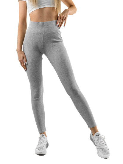 Bolf Damen Leggings Grau  10328