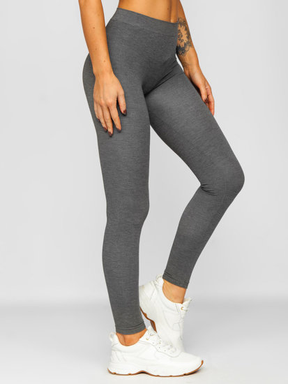 Bolf Damen Leggings Grau  3729