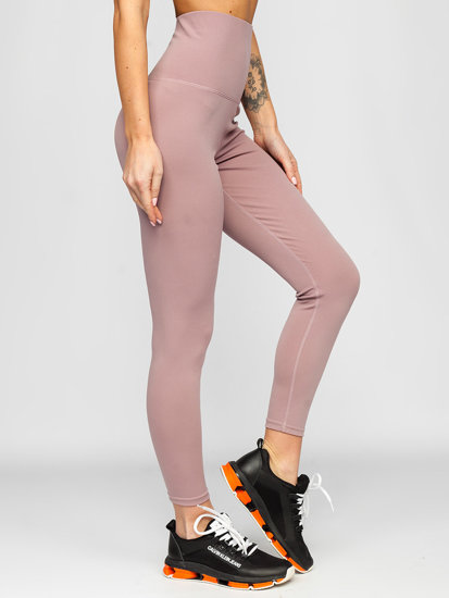 Bolf Damen Leggings Hell Violett  HH040