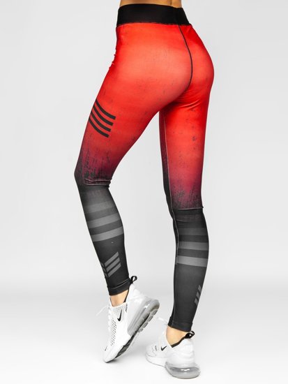 Bolf Damen Leggings Rot  20433