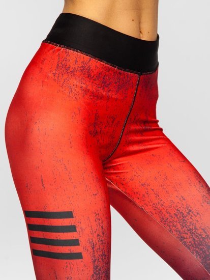 Bolf Damen Leggings Rot  20433