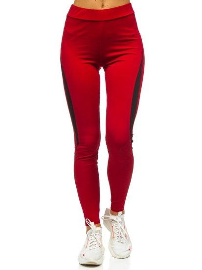 Bolf Damen Leggings Rot  Z001