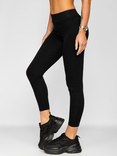 Bolf Damen Leggings Schwarz YW01001-A