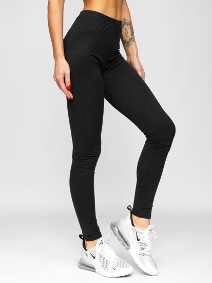 Bolf Damen Leggings Schwarz  YW01050