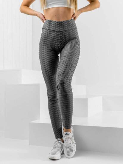 Bolf Damen Leggings Schwarzgrau  HL157