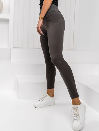 Bolf Damen Leggings Schwarzgrau  W5223