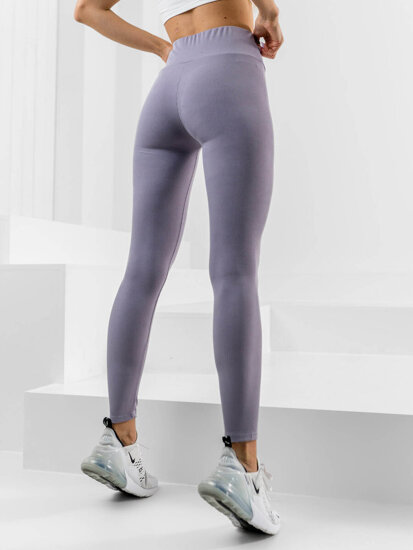 Bolf Damen Leggings Violett  10376