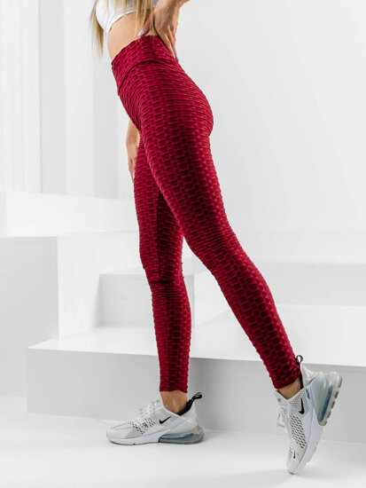 Bolf Damen Leggings Weinrot  HL157