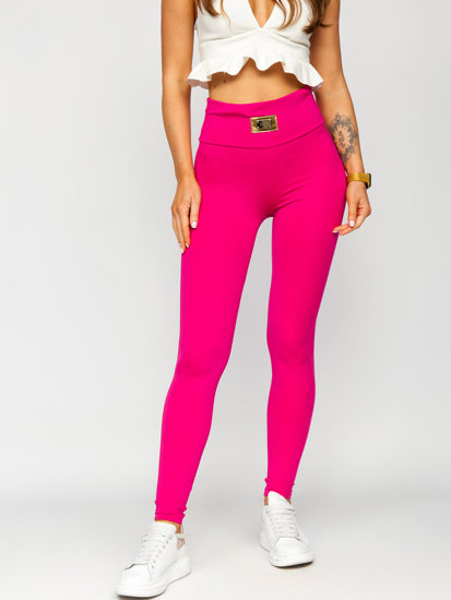 Bolf Damen Leggins Fuchsia 021A