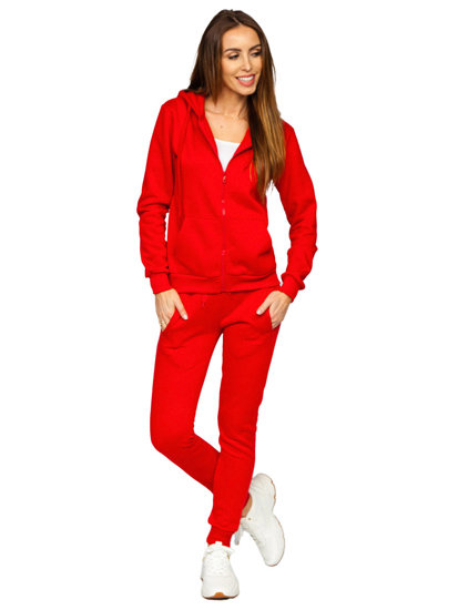 Bolf Damen Sport Set Zweiteiler Rot  0003