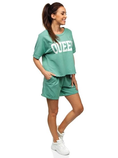 Bolf Damen Sportanzug Mintgrün  7505