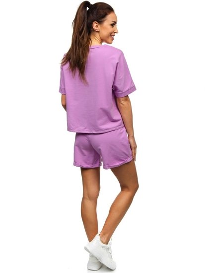 Bolf Damen Sportanzug Violett  7505