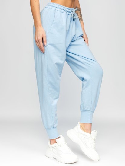 Bolf Damen Sporthose Azurblau  0011