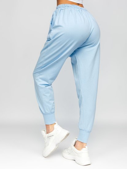 Bolf Damen Sporthose Azurblau  0011