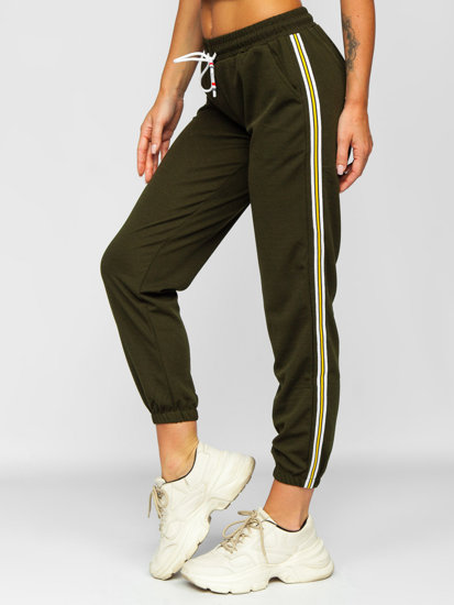 Bolf Damen Sporthose Khaki  YW01020B