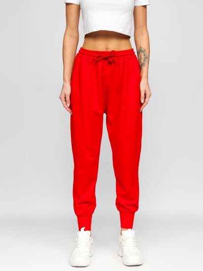 Bolf Damen Sporthose Rot  0011