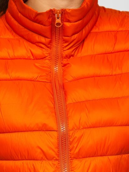 Bolf Damen Stepp Weste Orange 23038