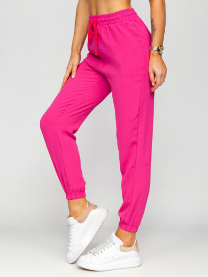 Bolf Damen Stoffhose Joggers Rosa W7322