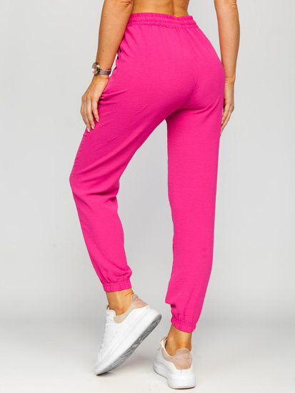 Bolf Damen Stoffhose Joggers Rosa W7322