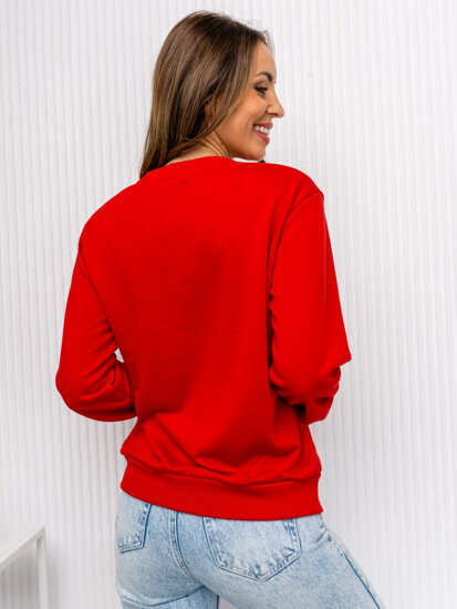 Bolf Damen Sweatshirt Rot  WB11002