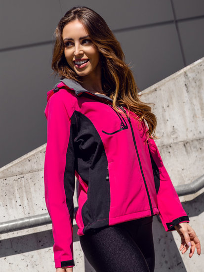 Bolf Damen Übergangsjacke Sofsthelljacke Rosa  3077