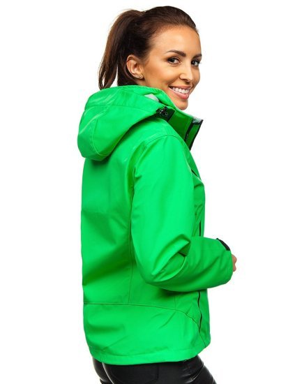 Bolf Damen Übergangsjacke Softshelljacke Grün S010