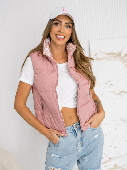 Bolf Damen Warme Steppweste Puderpink  16M9092