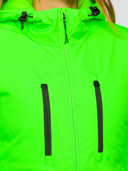 Bolf Damen Winterjacke Sportjacke Grün-Neon  HH012A