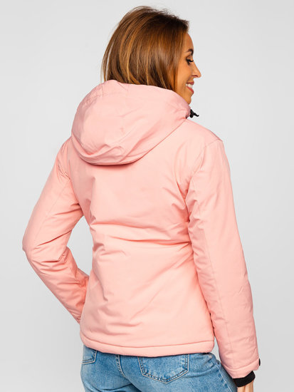 Bolf Damen Winterjacke Sportjacke Hellrosa  HH012A