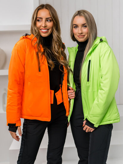 Bolf Damen Winterjacke Sportjacke Orange HH012A