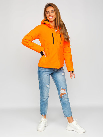 Bolf Damen Winterjacke Sportjacke Orange HH012A