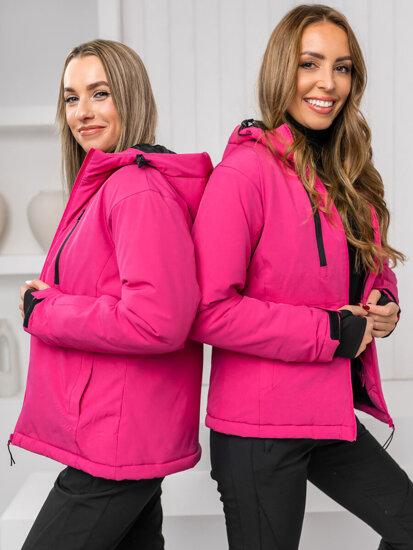 Bolf Damen Winterjacke Sportjacke Rosa  HH012B