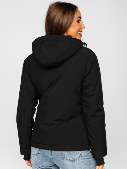 Bolf Damen Winterjacke Sportjacke Schwarz  HH012A