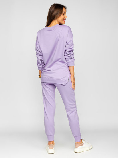 Bolf Damen Zweiteiler Sport Set Violett  VE05