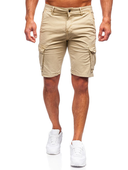 Bolf Heren Kurze Hose Cargoshorts Beige  YF2222