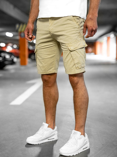 Bolf Heren Kurze Hose Cargoshorts Beige  YF2222