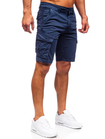 Bolf Heren Kurze Hose Cargoshorts Dunkelblau YF2222