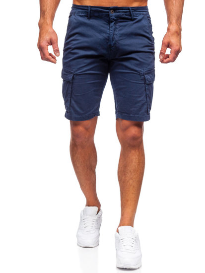 Bolf Heren Kurze Hose Cargoshorts Dunkelblau YF2222