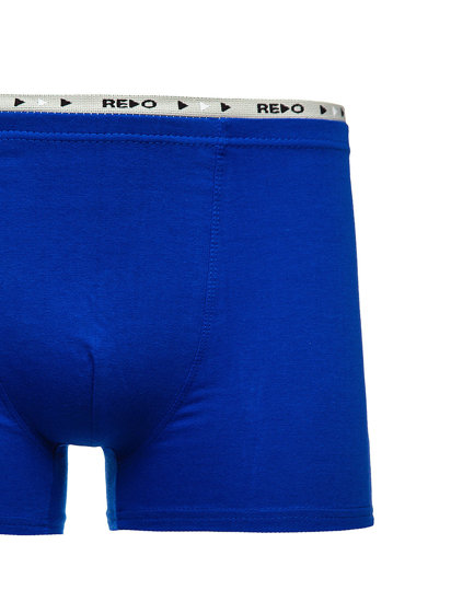 Bolf Herren Boxershorts Blau  1BE170A