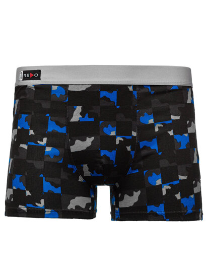 Bolf Herren Boxershorts Blau  1BE759