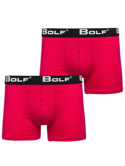 Bolf Herren Boxershorts Hellrosa  0953-2P 2 PACK