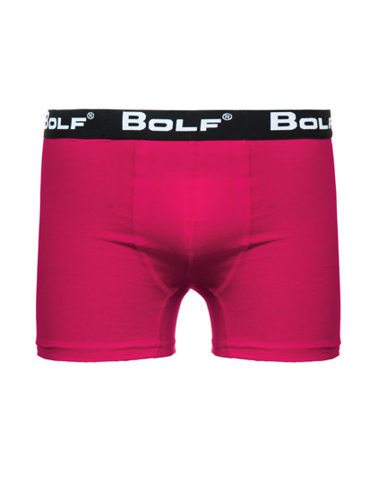 Bolf Herren Boxershorts Rosa  0953-2P 2 PACK