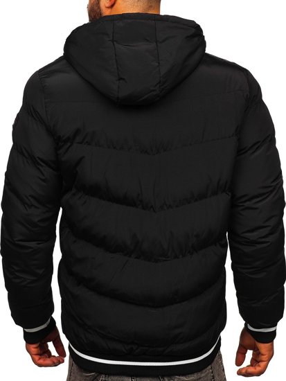 Bolf Herren Flanellhemd Langarm Schwarz-Gelb  7417