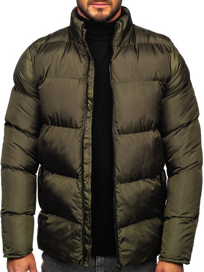 Bolf Herren Gepolsterte Winterjacke Khaki  0025