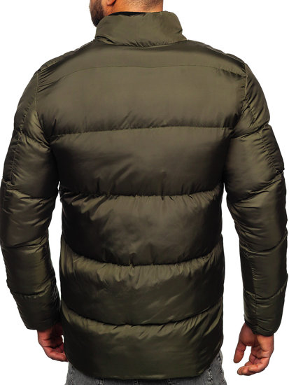 Bolf Herren Gepolsterte Winterjacke Khaki  0025