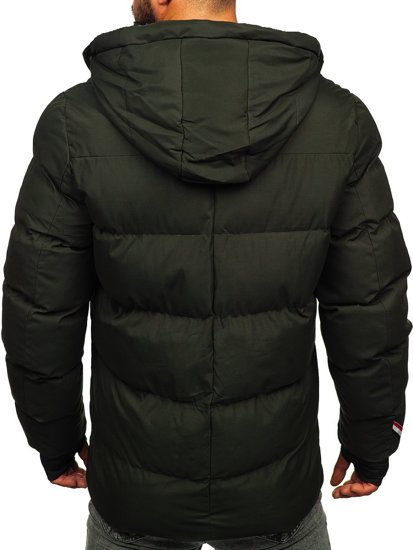 Bolf Herren Gepolsterte Winterjacke Khaki  5M771