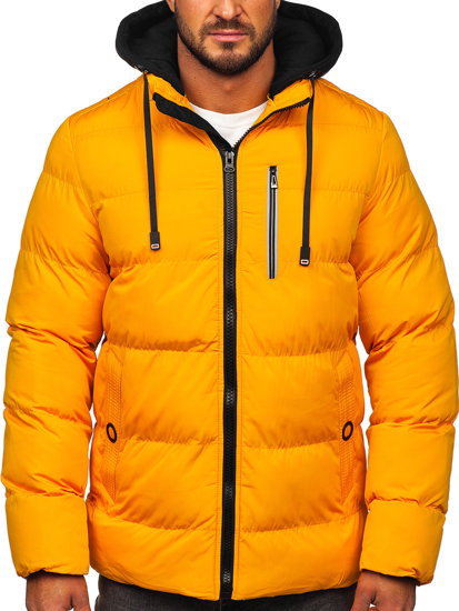 Bolf Herren Gepolsterte Winterjacke Orange  27M8112